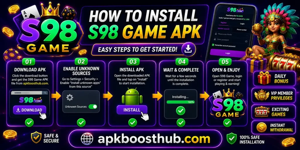 S98 earning app Pakistan