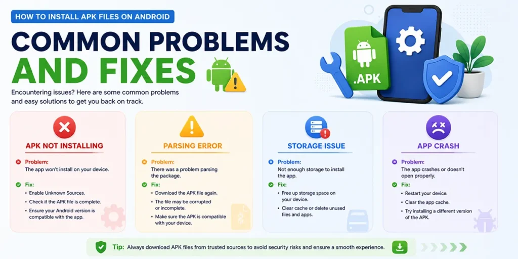 Common APK installation problems and solutions