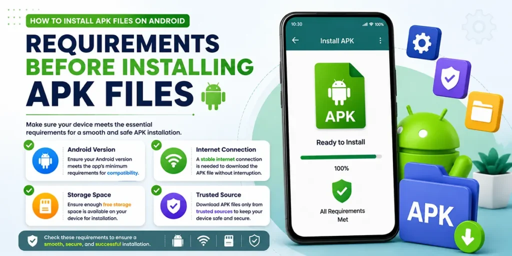 Requirements before installing APK files on Android
