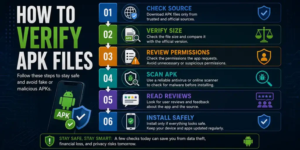 Fake APK Warning Signs