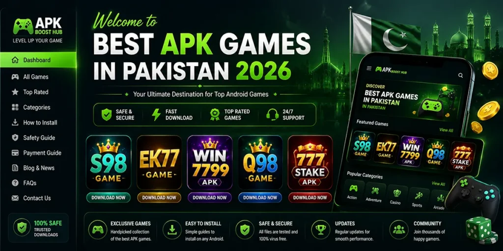 Best APK Games in Pakistan 2026 Android guide