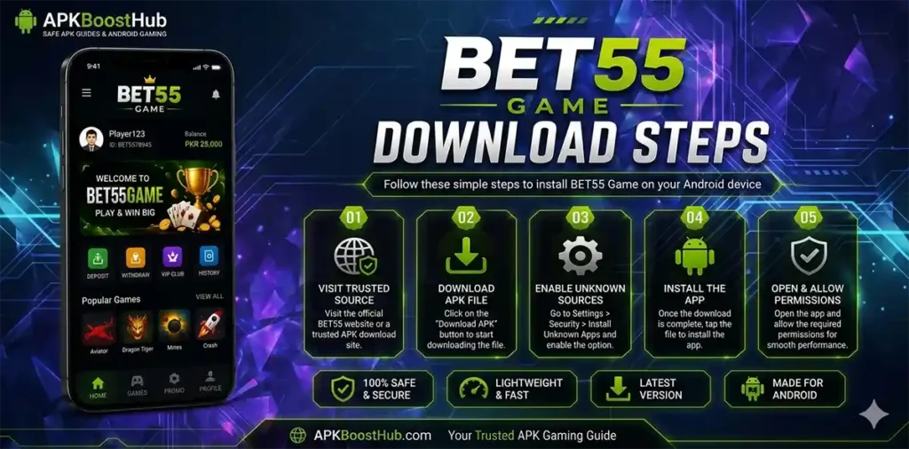 BET55 Game APK Download Latest Version 2026