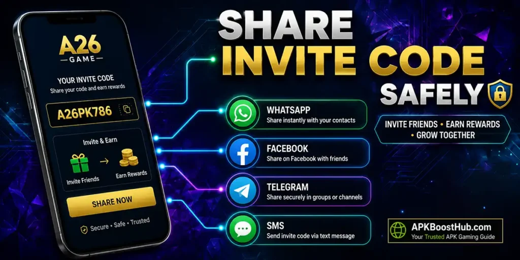 A26 Game Referral Code Pakistan