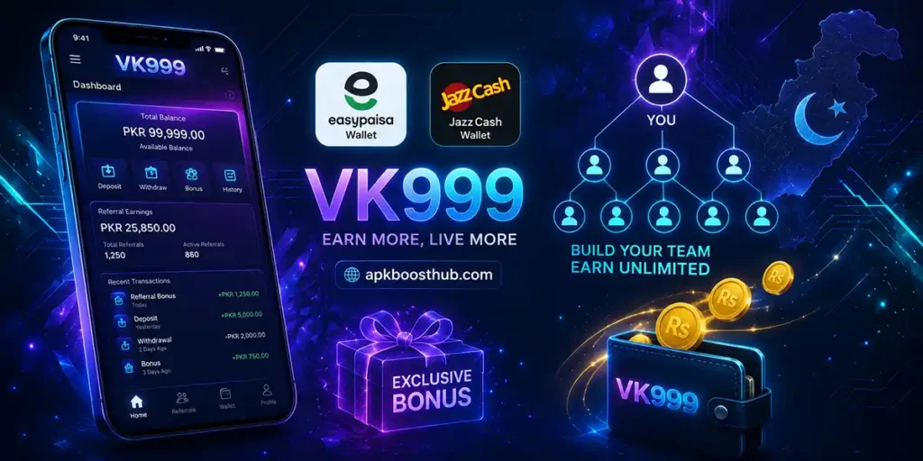 VK999 Game Earnings Pakistan