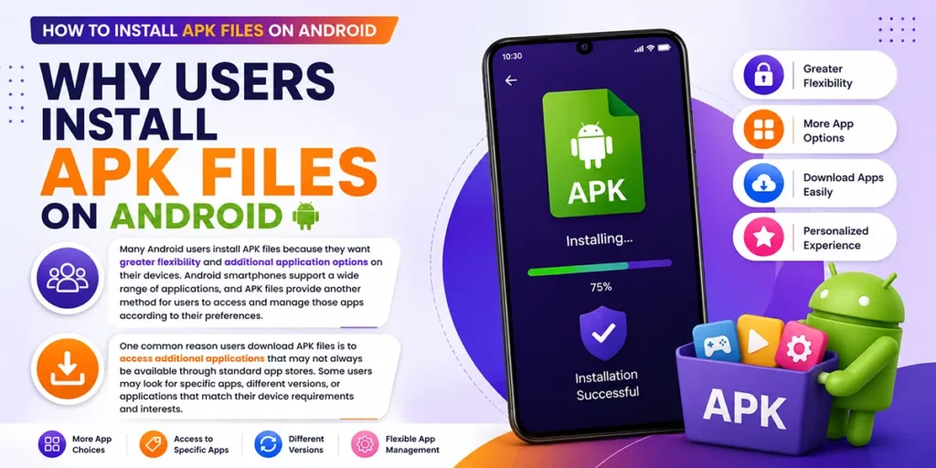 Users installing Android applications through APK files
