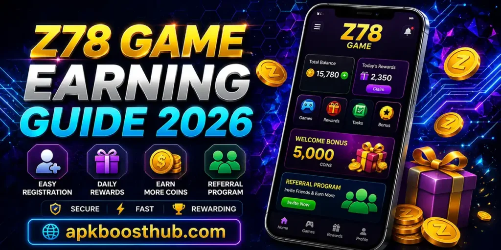 Z78 Game Earning Guide 2026 for Android users