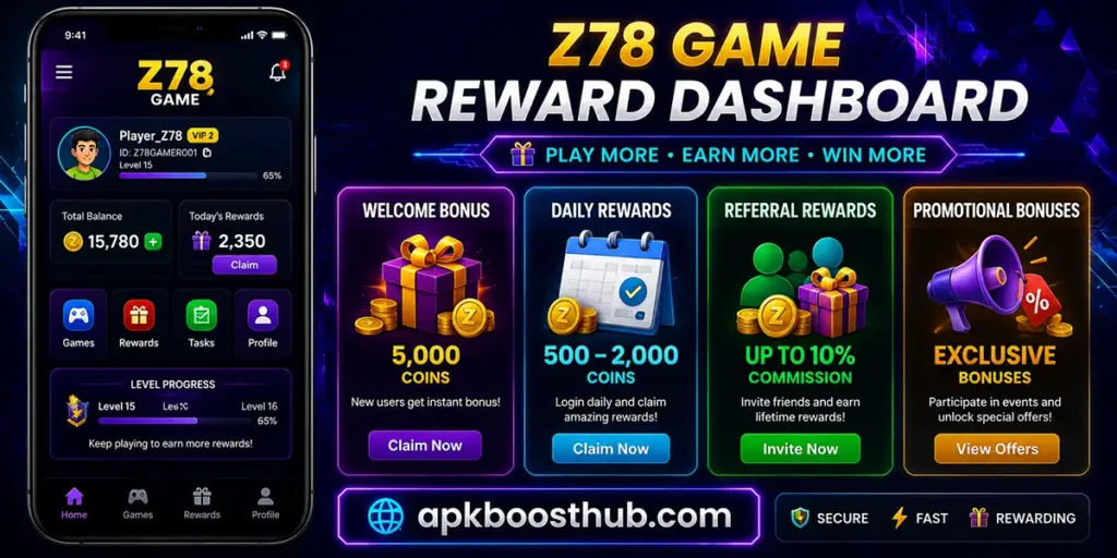 Z78 rewards and bonus features